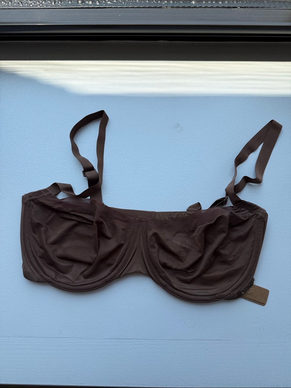 SKIMS sheer balconnette Underwire Bra